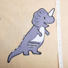 Тканина бязь бавовна GOLD LUX пл 125 г/м2 V-GLux-4675 Letis go Діно беж