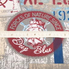 Тканина бязь ранфорс для постільної білизни 2,4 м 10882 v-02 Каліпсо бордо