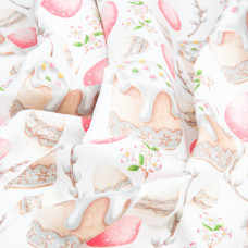 Тканина декоративна скатертина Freedom великдень пудра