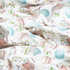 Тканина декоративна скатертина Freedom великдень м'ята