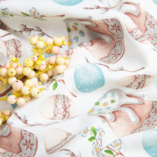 Тканина декоративна скатертина Freedom великдень м'ята