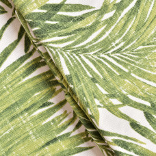 Скатертина 140х170 см з плямо та водовідштовхувальним просоченням IDEIA бавовна папороть олива