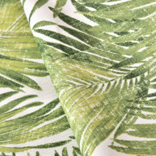 Скатертина 140х170 см з плямо та водовідштовхувальним просоченням IDEIA бавовна папороть олива
