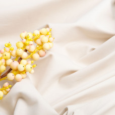 Тканина однотонна котон джинс стрейч крем