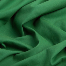 Тканина однотонна котон джинс стрейч зелений