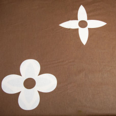 Тканина бязь ранфорс для постільної білизни 2,4 м LV шоколад