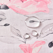 Скатертина IDEIA 140х170 см бавовняна скатертина з водовідштовхувальним покриттям, принт Магнолія Пудра