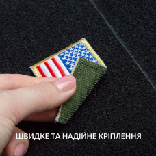 Патч Борд тактичний 69х110 см для шевронів нашивок та нагород складна панель-стенд з липучкою для колекціонерів та військових