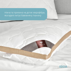 Подушка 50х70 см PRESENT IDEIA антиалергенна з дихаючим бортиком
