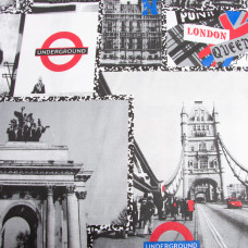 Тканина бязь ранфорс для постільної білизни 2,4 м Лондон