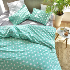 Комплект постільної білизни StarDreams євро IDEIA 100% бавовна, якісний та комфортний