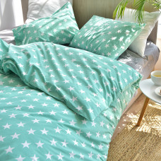 Комплект постільної білизни StarDreams євро IDEIA 100% бавовна, якісний та комфортний