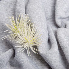 Тканина трикотаж тринитка фліс Сезон меланж св/сірий