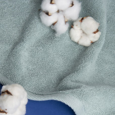 Рушник махровий 50х90 Ніжність щільність 500 г/м2 бавовна м'ята натуральний для обличчя та рук