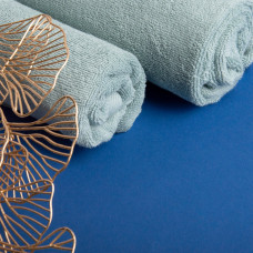 ,Рушник махровий Сауна 100х150 Ніжність IDEIA щіл 500 г/м2 бавовна м'ята, натруальне бавовняне, для тіла та сауни