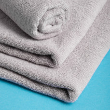 Рушник махровий 50х90 Ніжність щіл 500 г/м2 бавовна сірий для обличчя та рук