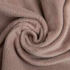 Тканина фліс однотонний 280 г/м2 тепла тканина поларин антипілінг, м'яка для флісівок, кофт, штанів т/беж