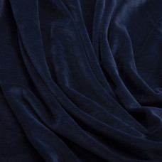 Тканина трикотаж однотонний Вельбо V-1496 т/синій
