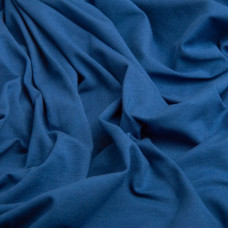 Тканина кулір з еластаном синій