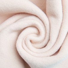 Тканина фліс однотонний 280 г/м2 тепла тканина поларин антипілінг, м'яка для флісівок, кофт, штанів св.беж