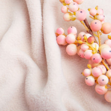 Тканина фліс однотонний 280 г/м2 тепла тканина поларин антипілінг, м'яка для флісівок, кофт, штанів св.беж