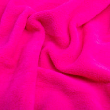 Тканина фліс однотонний 280 г/м2 тепла тканина поларин антипілінг, м'яка для флісівок, кофт, штанів малина