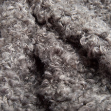 Тканина хутро штучне Каракуль сіре