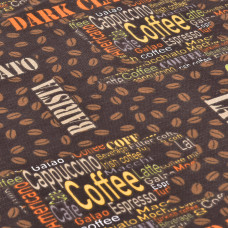 Скатертина 140х170 см з пляма і водовідштовхувальним просоченням IDEIA бавовна кава