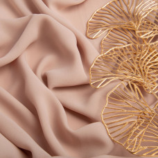 Тканина плательна шифон Sheila світлий беж