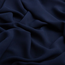 Тканина плательна шифон Sheila темно синій