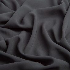 Тканина плательна шифон Sheila темно сірий