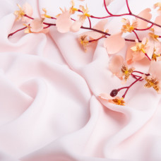 Тканина плательна шифон Sheila рожева пастель