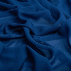 Тканина плательна шифон Sheila синій