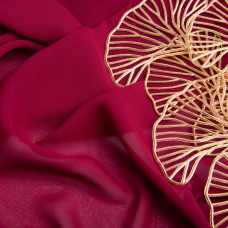 Тканина плательна шифон Sheila бордо