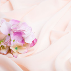 Тканина плательна шифон Sheila світлий абрикос