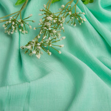 Тканина шифон блиск Сандрікс однотонна м'ята