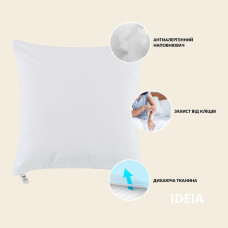 Подушка NORDIC CLASSIC 60х60 см IDEIA антиалергенна біла