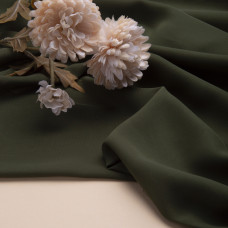 Тканина шифон Мульті 80 гр/м2 150 см напівпрозора, легка, повітряна для суконь, блузок та аксесуарів хакі