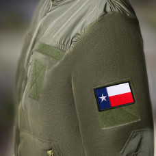 Набір шевронів 2 шт з липучкою прапора штат США Техас 5х8 см вишитий патч нашивка Америка