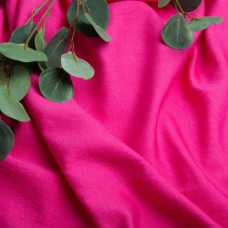 Тканина Льон однотонний Арія V-1194 малина
