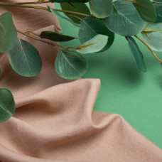 Тканина Льон однотонний Арія V-1213 т/беж