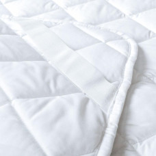 Наматрацник захисний 180х200 см Classic IDEIA з резинками по кутах антиалергенний білий для дому та готелів