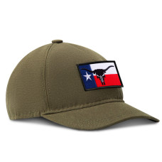 Набір шевронів 2 шт з липучкою прапором штату Техас з Черепом Карателя Бик Рога 5х8 см вишитий патч нашивка