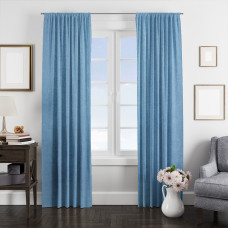 Тканина портьєрна однотонна Фонлук Canvas 290 см, 250 г/м2 шторна тканина, тканина для штор, штори, портьєри, гардини,