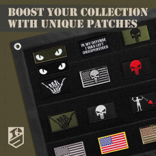 Набір шевронів 2 шт з липучкою Котячі очі, Cat eyes світяться в темряві 7х2,5 см, люмінесцентний патч, шеврон