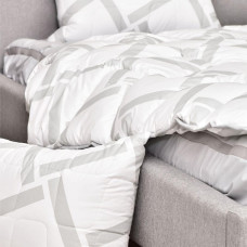 Набір подушка 50х70 см та полуторна зимова ковдра 140х210 см Elegantly IDEIA штучний пух