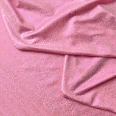Тканина трикотаж Лазер голограмма дріб рожевий