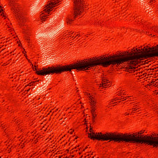 Тканина трикотаж Лазер голограмма велик.червоний