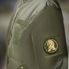 Набір шевронів 2 шт на липучці 47 Бригада ЗСУ хакі 8 см вишитий патч нашивка шеврон