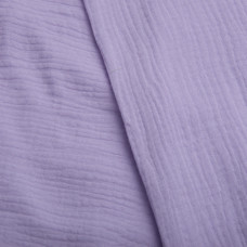 Тканина бавовняна платтяна Муслін 135 см, 125 г/м² для суконь, блузок, спідниць, халатів, костюмів св/бузок